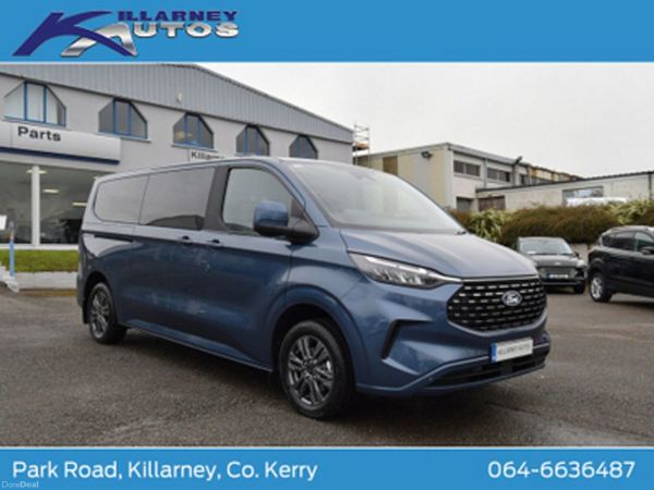 Ford Tourneo Custom MPV, Petrol Plug-in Hybrid, 2026, Blue