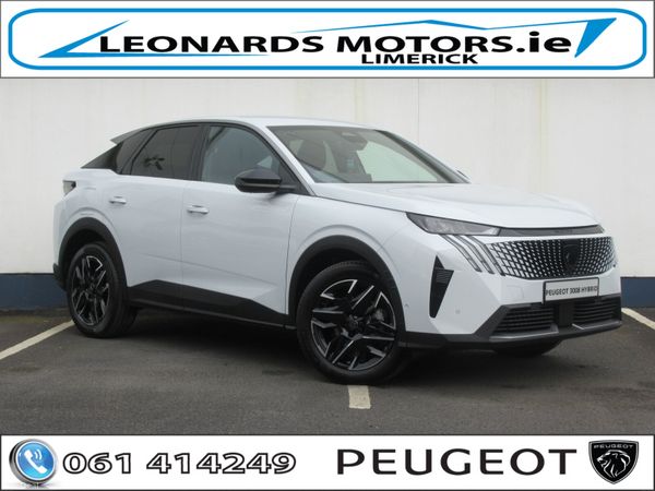 Peugeot 3008 SUV, Petrol Hybrid, 2026, White