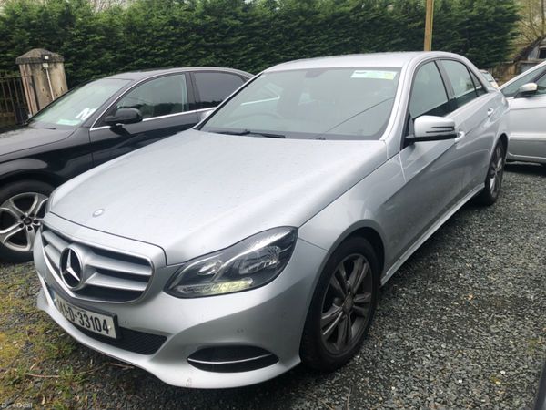 Mercedes-Benz E-Class Saloon, Diesel Hybrid, 2014, Silver