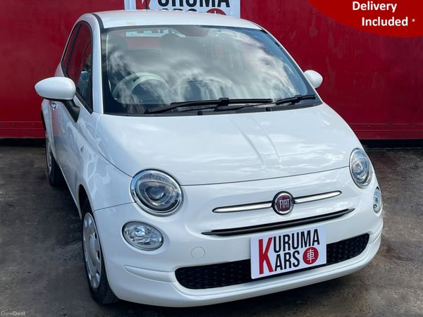 Fiat 500 Hatchback, Petrol, 2016, White
