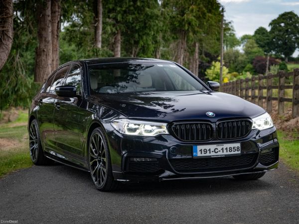 BMW 5-Series Saloon, Diesel, 2019, Black