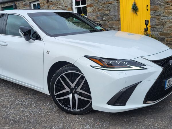 Lexus ES Saloon, Petrol Hybrid, 2020, White