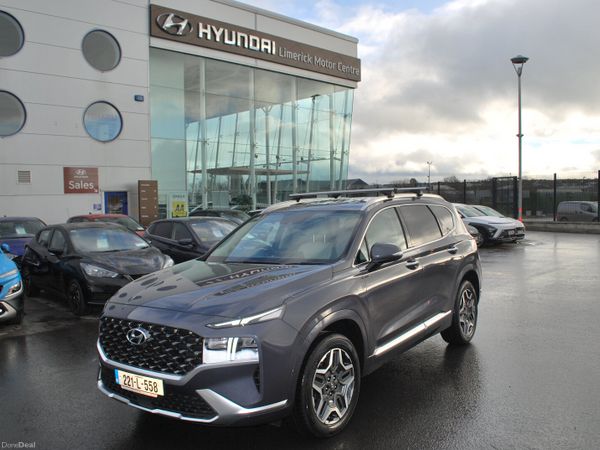 Hyundai Santa Fe SUV, Petrol Plug-in Hybrid, 2022, Blue