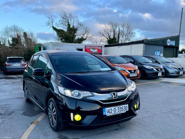 Honda Fit Hatchback, Petrol Hybrid, 2014, Black