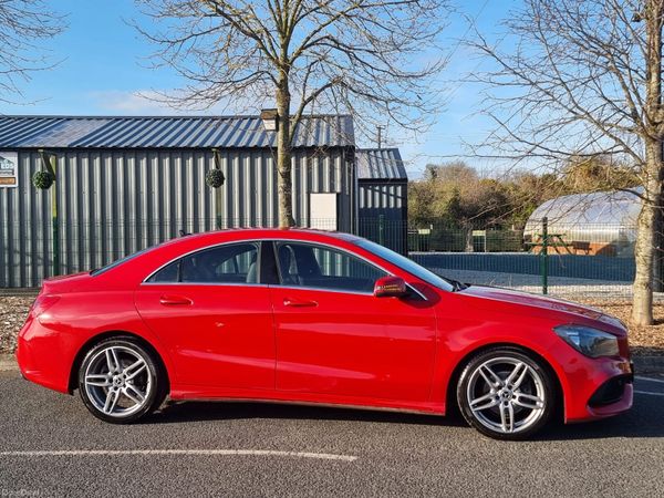 Mercedes-Benz CLA Saloon, Petrol, 2018, Red