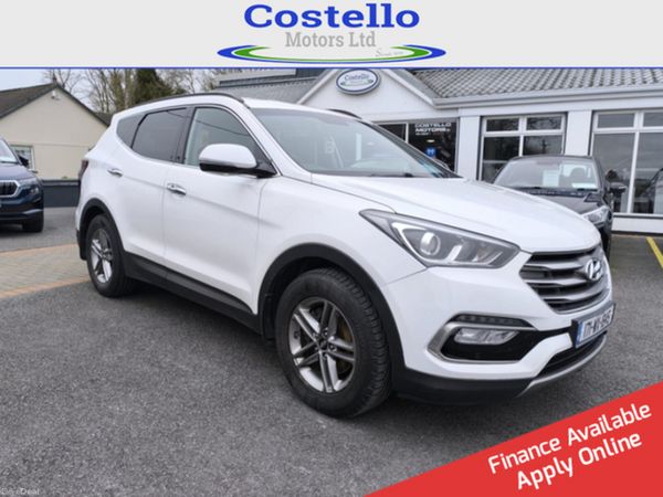 Hyundai Santa Fe SUV, Diesel, 2017, White