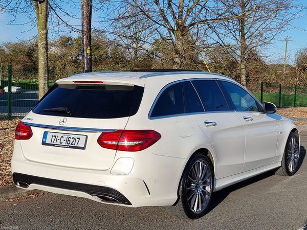 Mercedes-Benz C-Class Estate, Petrol Plug-in Hybrid, 2017, White