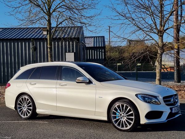 Mercedes-Benz C-Class Estate, Petrol Plug-in Hybrid, 2017, White