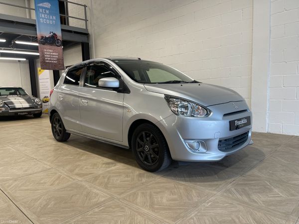Mitsubishi Mirage Hatchback, Petrol, 2013, Silver
