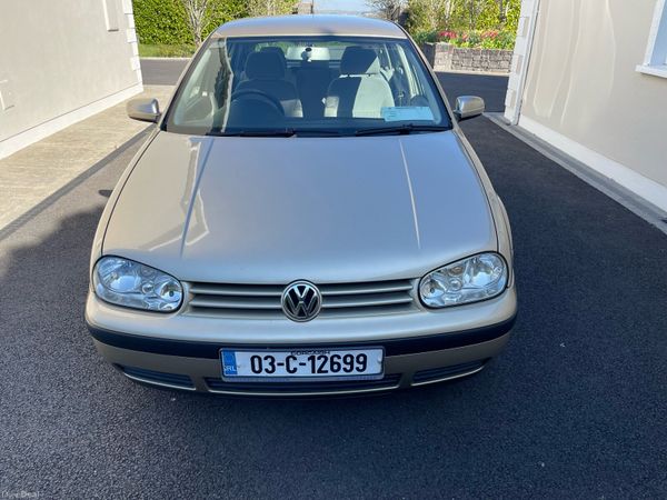 Volkswagen Golf Hatchback, Petrol, 2003, Gold