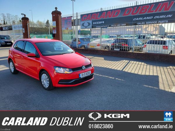 Volkswagen Polo Hatchback, Petrol, 2015, Red