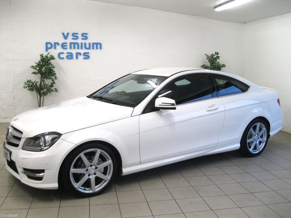 Mercedes-Benz C-Class Coupe, Diesel, 2015, White