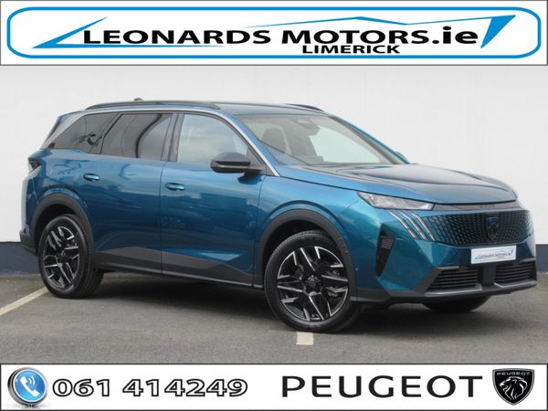 Peugeot 5008 SUV, Petrol Hybrid, 2026, Blue
