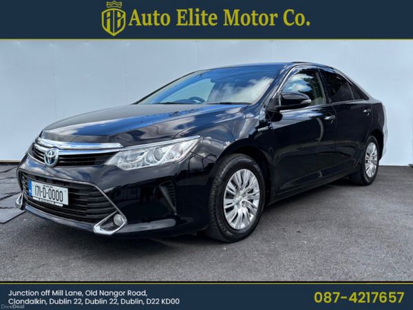 Toyota Camry Saloon, Petrol Hybrid, 2017, Black