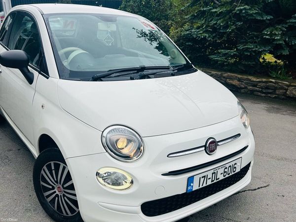 Fiat 500 Hatchback, Petrol, 2017, White