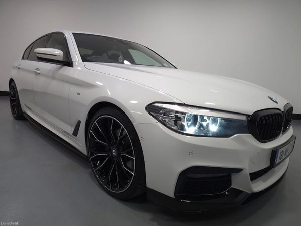 BMW 5-Series Saloon, Diesel, 2018, White