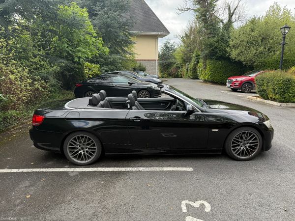 BMW 3-Series Convertible, Diesel, 2009, Black