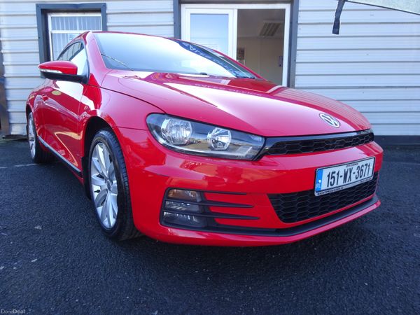 Volkswagen Scirocco Coupe, Petrol, 2015, Red