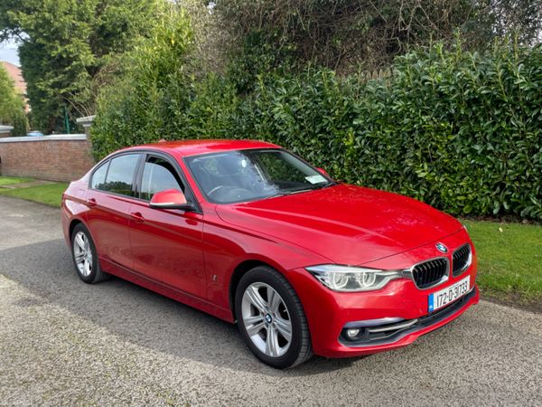BMW 3-Series Saloon, Petrol Plug-in Hybrid, 2017, Red