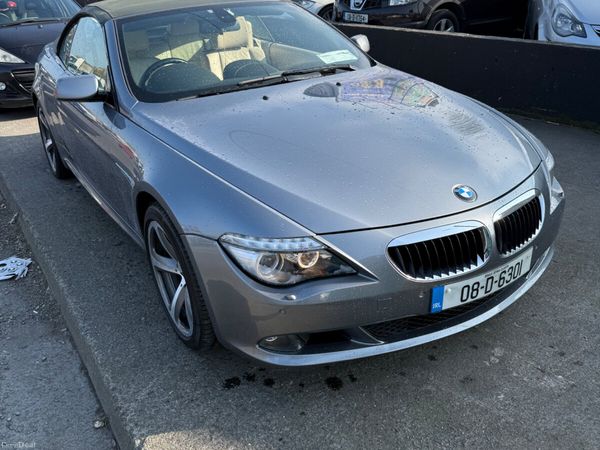 BMW 6-Series Convertible, Petrol, 2008, Grey