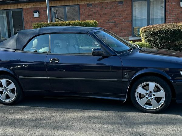 Saab 9-3 Convertible, Petrol, 2002, Blue