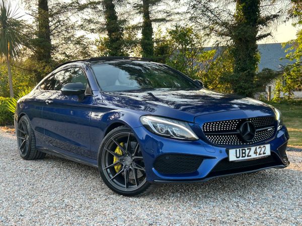 Mercedes-Benz C-Class Coupe, Petrol, 2017, Blue
