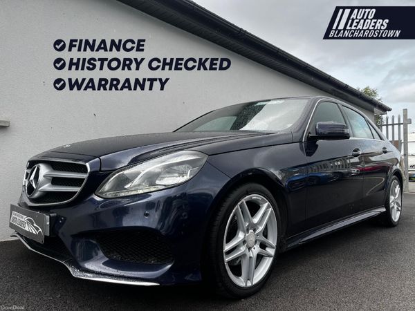 Mercedes-Benz E-Class Saloon, Diesel Hybrid, 2014, Blue