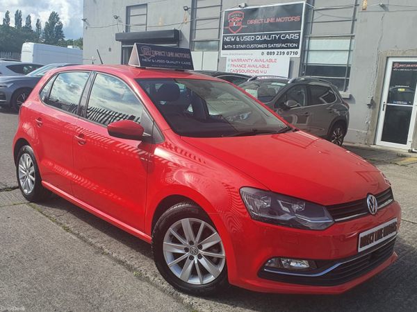 Volkswagen Polo Hatchback, Petrol, 2016, Red