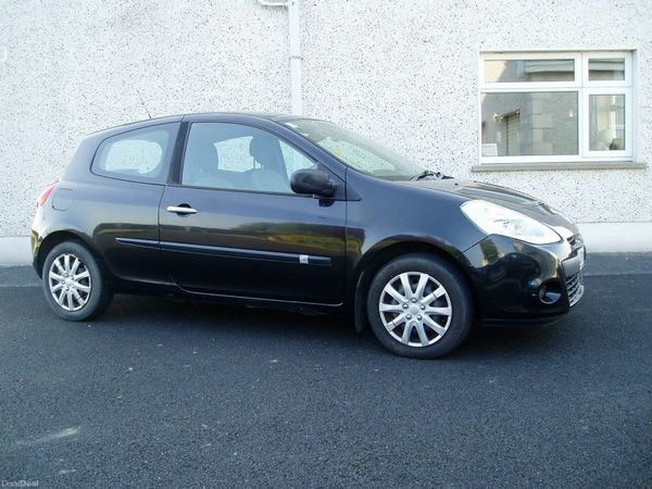 Renault Clio Hatchback, Ethanol Petrol, 2010, Black