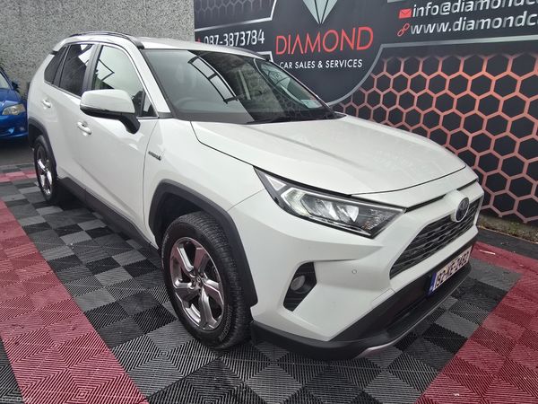 Toyota RAV4 SUV, Petrol Hybrid, 2019, White