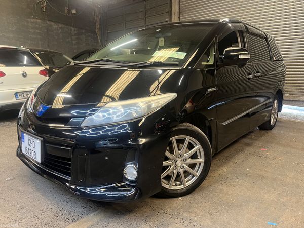 Toyota Estima MPV, Petrol Hybrid, 2012, Black