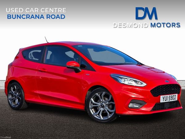 Ford Fiesta Hatchback, Petrol, 2019, Red