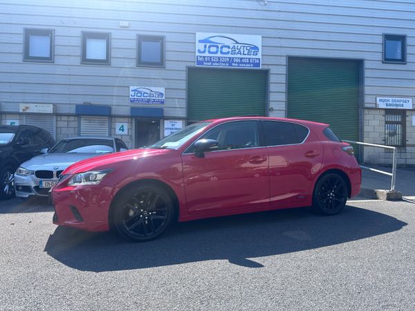 Lexus CT Hatchback, Petrol Hybrid, 2016, Red