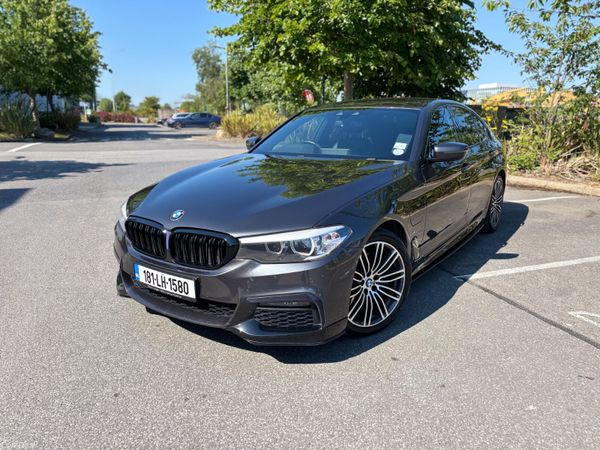 BMW 5-Series Saloon, Petrol Plug-in Hybrid, 2018, Grey