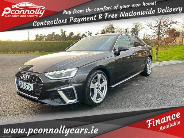 Audi A4 Saloon, Diesel Hybrid, 2021, Black