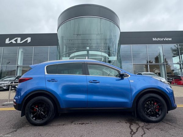 Kia Sportage SUV, Diesel Hybrid, 2021, Blue