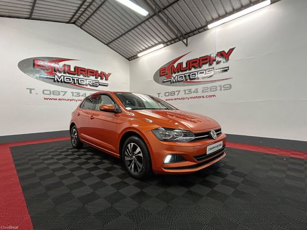 Volkswagen Polo Hatchback, Petrol, 2019, Orange
