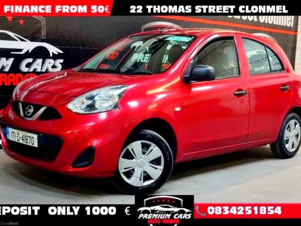 Nissan Micra Hatchback, Petrol, 2017, Red