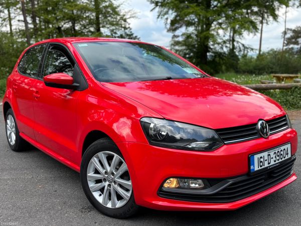 Volkswagen Polo Hatchback, Petrol, 2016, Red