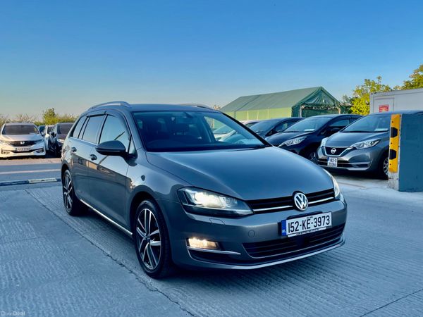 Volkswagen Golf Estate, Petrol, 2015, Gold