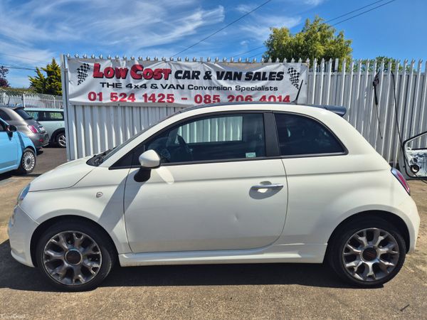 Fiat 500 Hatchback, Petrol, 2013, White