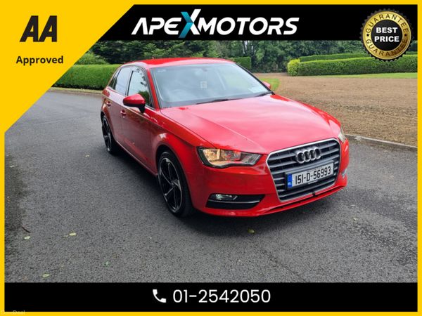 Audi A3 Hatchback, Diesel, 2015, Red