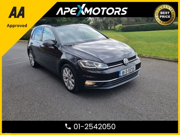 Volkswagen Golf Hatchback, Petrol, 2018, Black