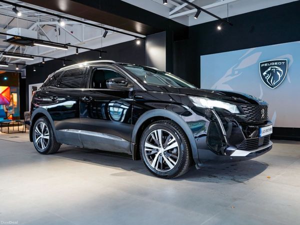 Peugeot 3008 MPV, Petrol Plug-in Hybrid, 2022, Black