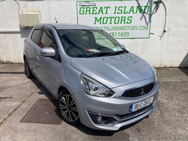 Mitsubishi Mirage Hatchback, Petrol, 2016, Silver