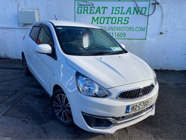 Mitsubishi Mirage Hatchback, Petrol, 2018, White