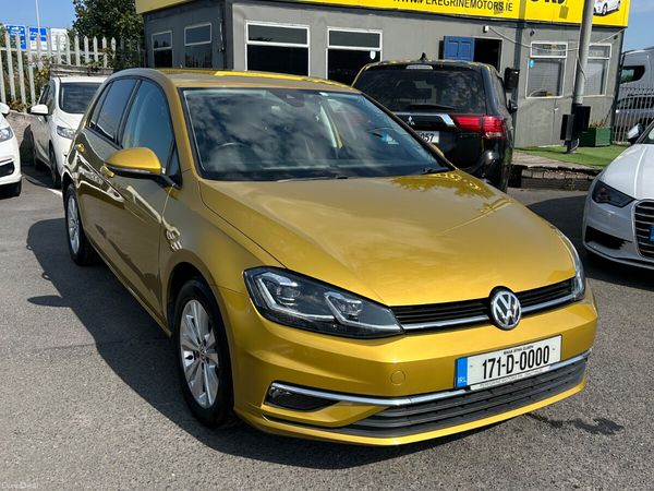 Volkswagen Golf Hatchback, Petrol, 2017, Gold
