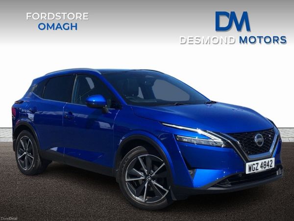 Nissan Qashqai SUV, Petrol Hybrid, 2022, Blue