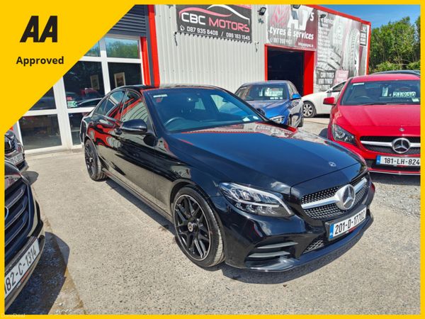 Mercedes-Benz C-Class Saloon, Petrol Hybrid, 2020, Black