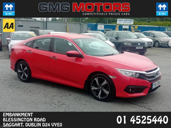 Honda Civic Hatchback, Diesel, 2019, Red